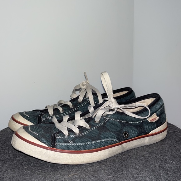 "Simple" hemp pokadot navy sneakers - Picture 13 of 13